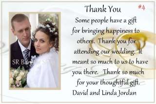 Personalized Wedding Photo Thank You Cards Custom Made  