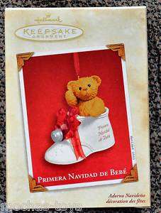 2003 HALLMARK Ornament Primera Navidad de Bebe Baby 1st  