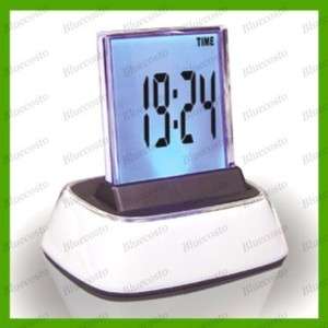 Digital LCD Alarm Clock Thermometer 7 Color LED change  