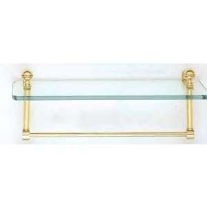 Allied Brass Accessories FT 1 22TB 22 Single Glass Shelf w TB Antique 