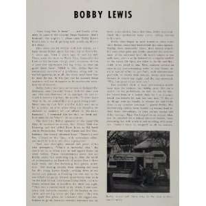 1967 Article Pat Bobby Lewis Country Music Singer Star   Original 