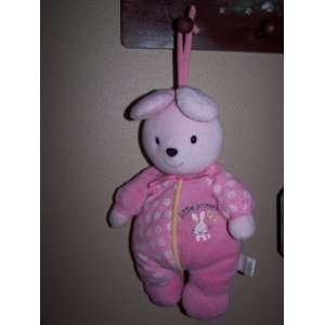   Little Princess Pink Bunny Musical Crib Toy Plush 