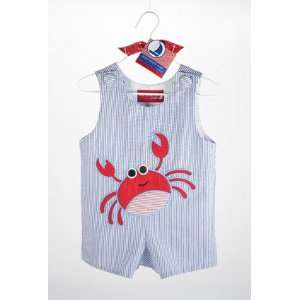  Cute Baby/Toddler Boys or Girls Crab Shortall Baby