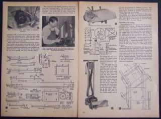 ELECTRIC SNOW BLOWER 1952 How To Build PLANS  