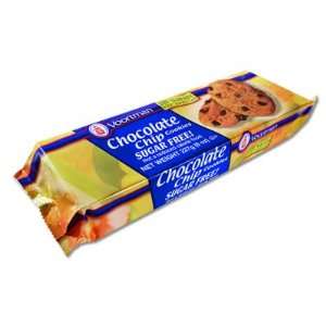 Voortman Sugar Free Chocolate Chip Cookies (2 Packs of 12 Cookies)