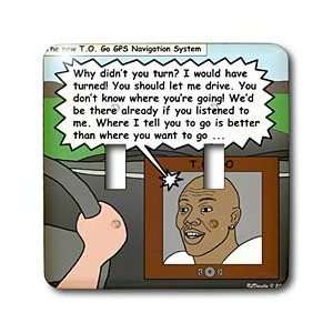 Rich Diesslins Funny General Cartoons   The Famous T.O. Go GPS 