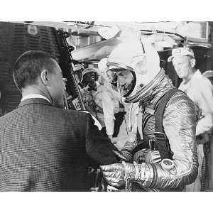  Mercury Freedom 7 Astronaut Alan Shepard 8x10 Silver 