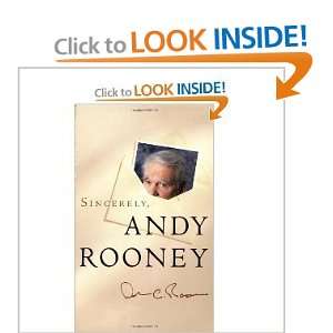 Sincerely, Andy Rooney [Paperback] ANDY ROONEY Books