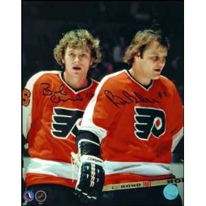 Bobby Clarke & Bill Barber Philadelphia Flyers Dual Autographed/Hand 