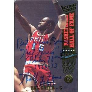  Hal Greer Autographed/Hand Signed 1993 Action Packed Card 