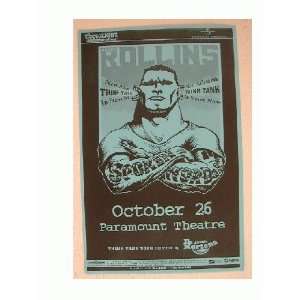 Henry Rollins Band Handbills Poster The