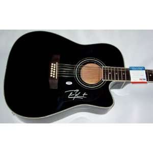 James Blunt Autographed Signed 12 String Guitar & Proof PSA