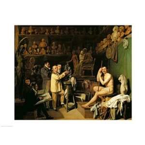 Louis Leopold Boilly The Studio of Jean Antoine Houdon 24 x 18 Poster 