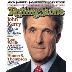  John Kerry, 2004 Rolling Stone Cover Poster by Albert 