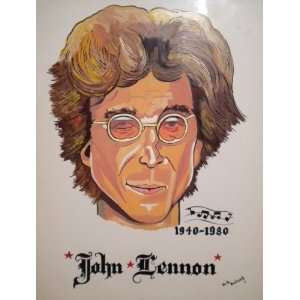 John Lennon Painting By Bob Ballard Beatles 18 X 14