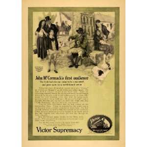  1917 Ad John McCormack Victor Phonograph Records Nipper 