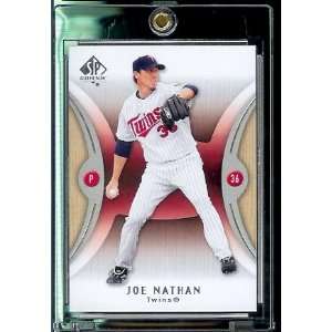  2007 Upper Deck SP Authentic # 79 Joe Nathan   Twins   MLB 