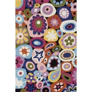 Lil Mo 5 Multi Modacrylic Hand Tufted Area Rug 8.00 x 10.00.