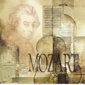   Mozart   Poster by Marie Louise Oudkerk (11.75x11.75): Home & Kitchen