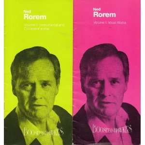 NED ROREM Vol. I Vocal Works and Vol. IIInstrumental and Orchestral 