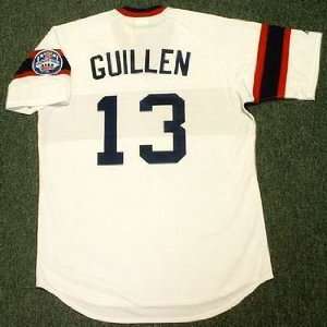 OZZIE GUILLEN Chicago White Sox 1985 Majestic Cooperstown Throwback 