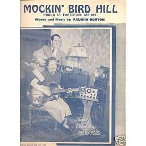  Sheet Music L Paul M Ford Mockin Bird Hill 111 Everything 