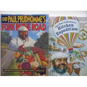  Paul Prudhommes Kitchen Expedition 2 Book Set   Chef Paul Prudhomme 
