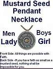 faith store, religioius charms pendants items in mustard seed necklace 