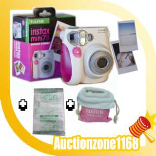  Instant Instax Mini 7S Polaroid Camera + Film&Case 659096711774  