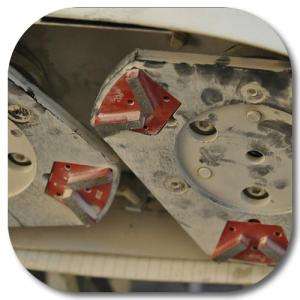 Diamond Concrete floor polisher grinder sander machine  