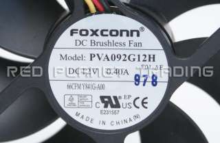 Dell Foxconn 12V .40A Cooling Case Brushless Fan PVA092G12H Y841G 