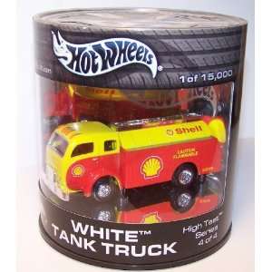  Hot Wheels White Shell Tank Truck Limited 1/15,000 Toys 