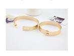 2012NEW cool Gold Color Mirrors Metal Ankle Cuff 1 Pairs Foot ring 
