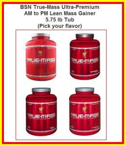 BSN True Mass Ultra Premium AM to PM Lean Mass Gainer  