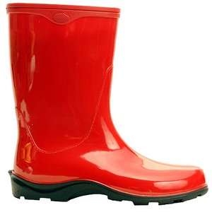 Sloggers RED Womens Tall Waterproof Garden Rain Boots 5000RD  