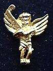 gold plated golf angel pin badge location united kingdom returns
