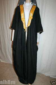 Bisht Arabian Cloak Thobe Thoub Jubba Robe Sheik Dress  