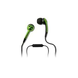  Ifrogz Earpollution Plugz Earbuds Mic Lime Noise Isolating Earbuds 