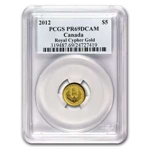  2012 1/10 oz Gold Canadian $5 Diamond Jubilee PR 69 DCAM 