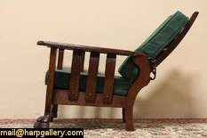 Oak 1900 Antique Morris Recliner Chair  