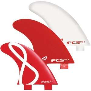 FCS Red FG 3 Ultra Light Epoxy Fins