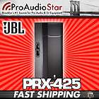 jbl prx425 dual 15 passive pa speaker prx 425 proaudiostar