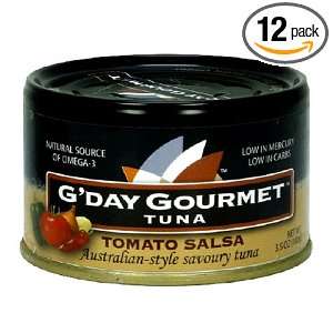 Day Gourmet Tuna, Tomato Salsa, 3.5 Ounce Cans (Pack of 12)  