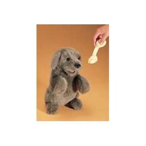   Sitting Dog Full Body Puppet By Folkmanis Puppets