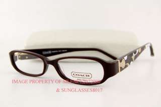 Brand New COACH Eyeglasses Frames 843 ROBERTA BROWN 100% Authentic 