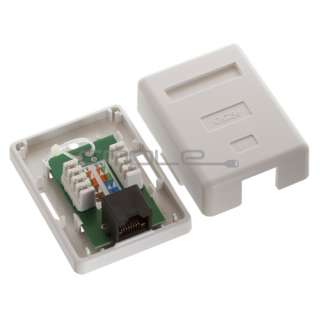 these keystone jack surface mount boxes are ideal for spaces where a 