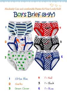   One] Toddler & Kids Boy Underwear Brief  Boys Brief (8 9Y)   