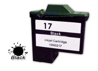 Lexmark 10N0217 #17 Black Ink Cartridge Replacement  