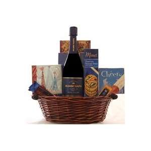   Holiday Toast Mumm Sparkling Wine Gift Basket Grocery & Gourmet Food