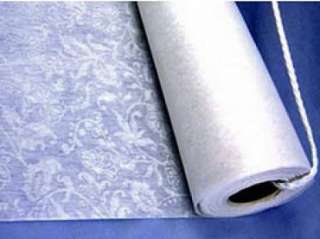 50 Ft Poly Linen Wedding Aisle Runner ~ FRENCH LACE  